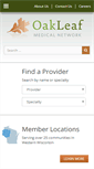 Mobile Screenshot of oakleafmedical.com